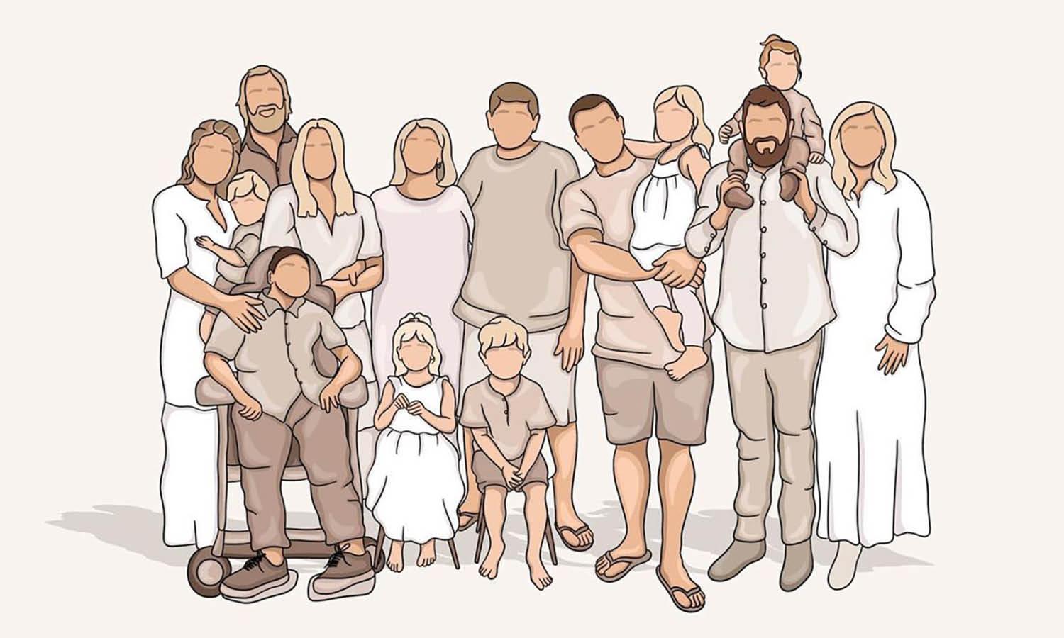 10 Tips on How to Illustrate a Family Photo on ProCreate - Kreafolk