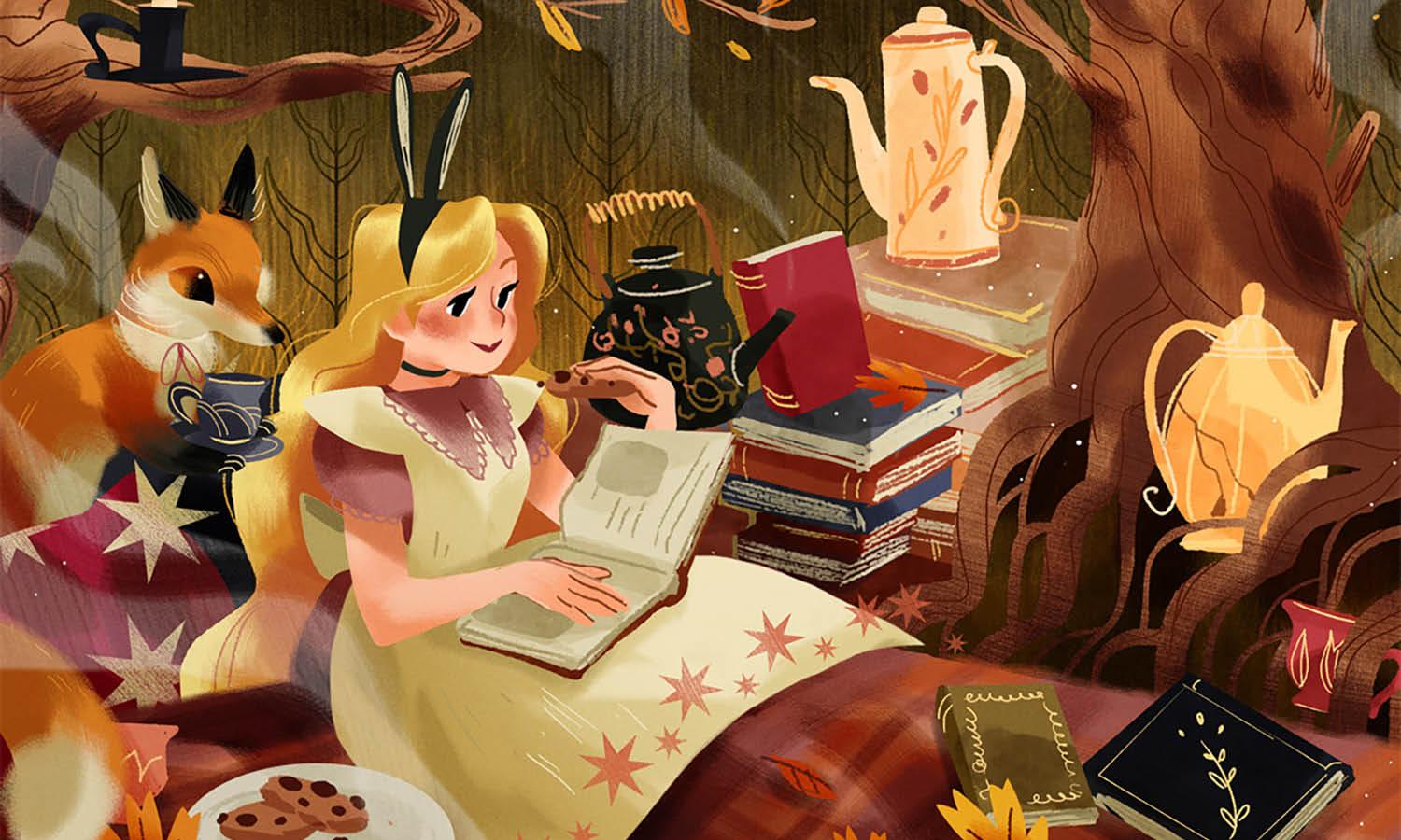 30 Best Alice in Wonderland Illustration Ideas You Should Check - Kreafolk