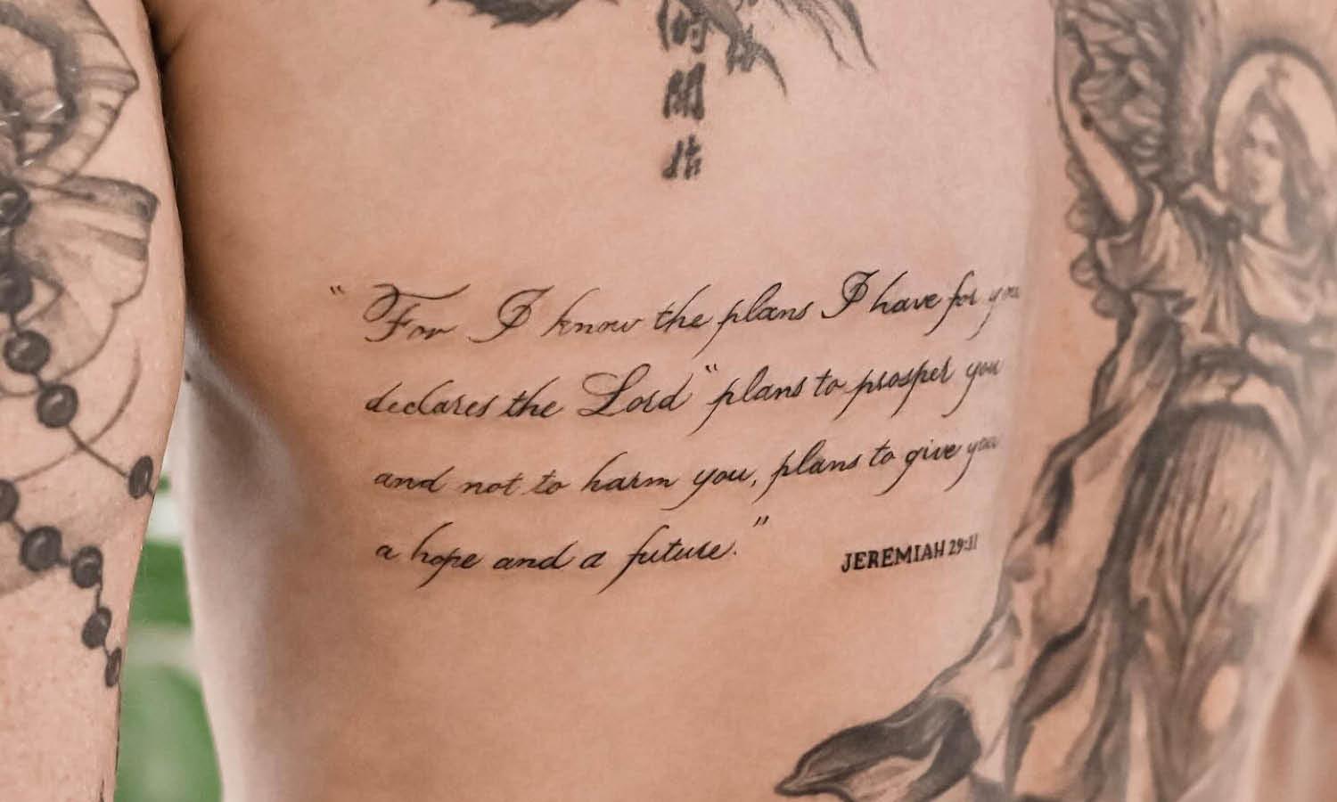 30 Best Bible Verse Tattoo Ideas You Should Check - Kreafolk