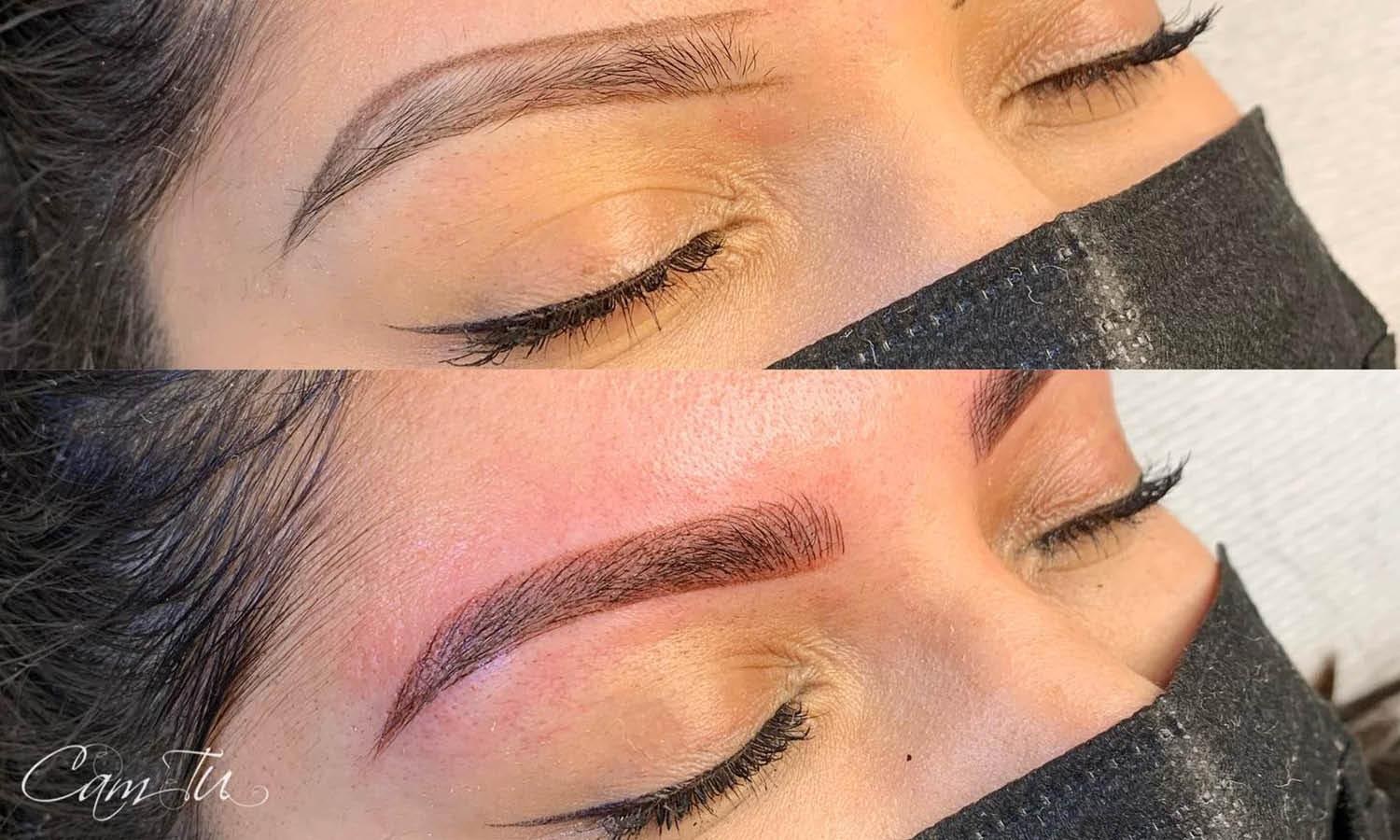 30 Best Eyebrow Tattoo Ideas You Should Check - Kreafolk