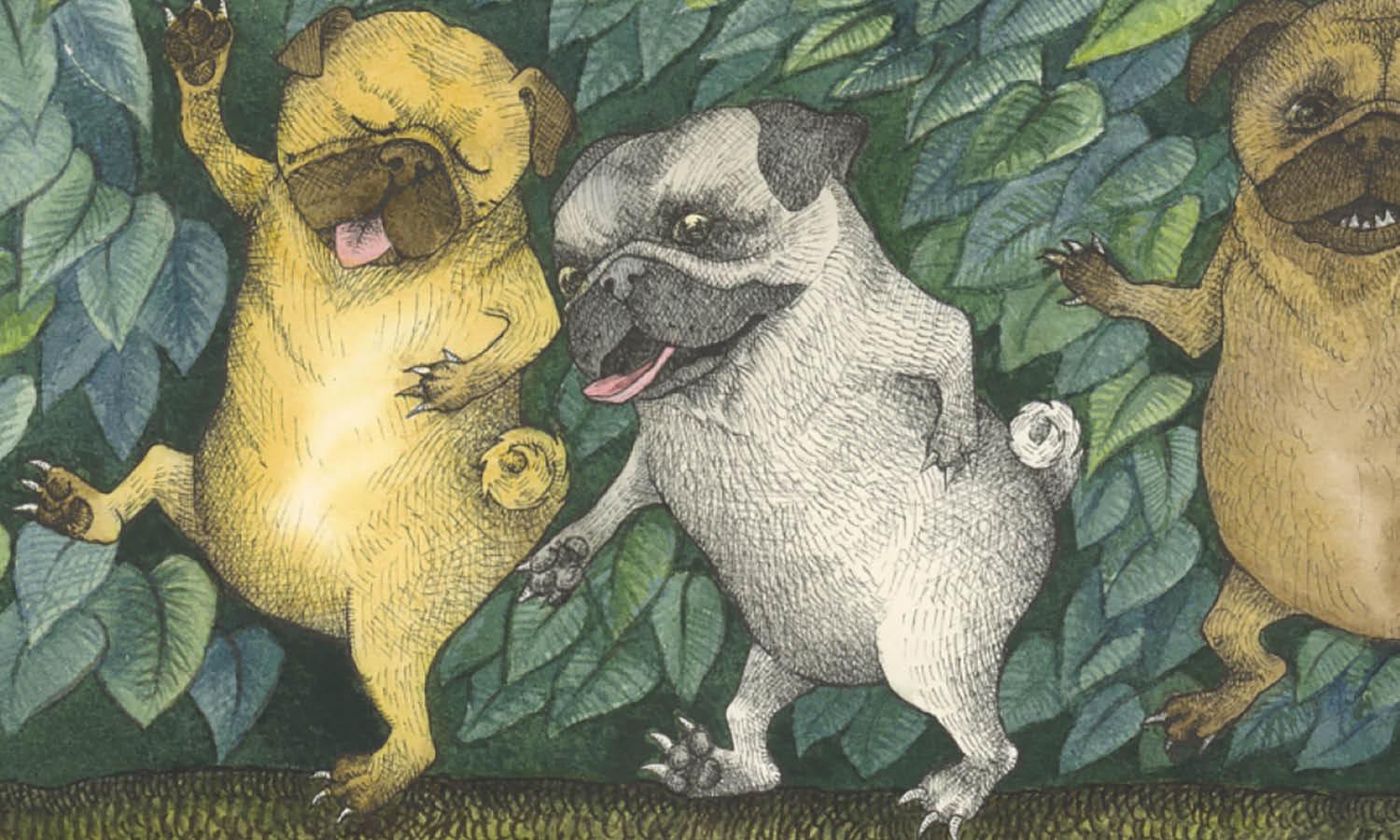30 Best Pug Illustration Ideas You Should Check - Kreafolk