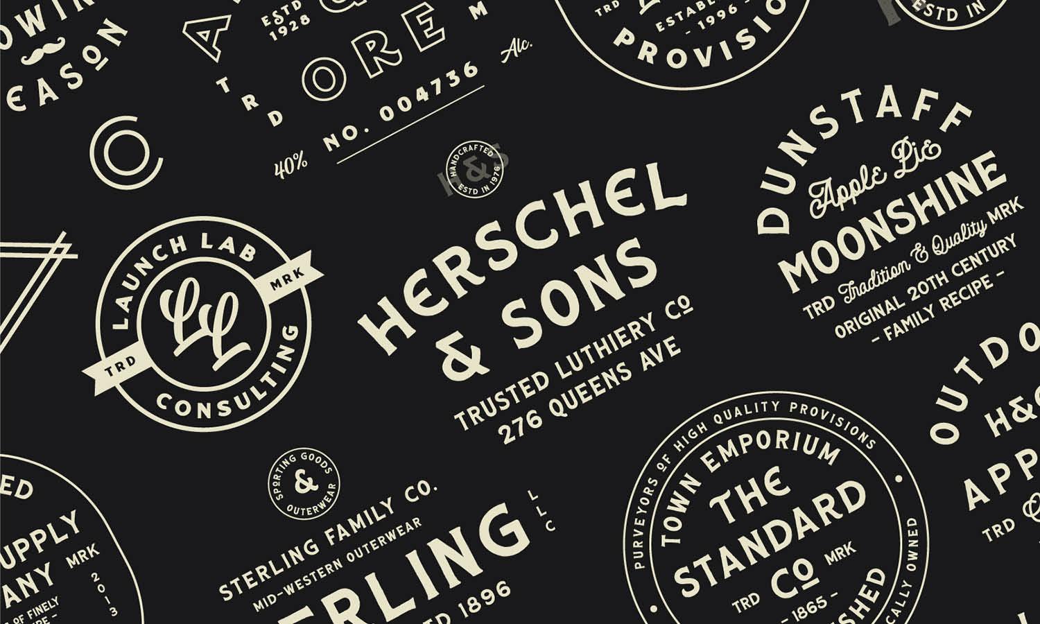 30 Best Vintage Logo Design Ideas You Should Check - Kreafolk