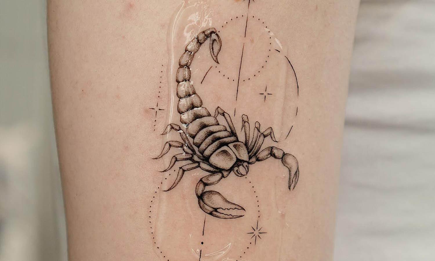 30 Best Zodiac Scorpio Tattoo Ideas You Should Check - Kreafolk