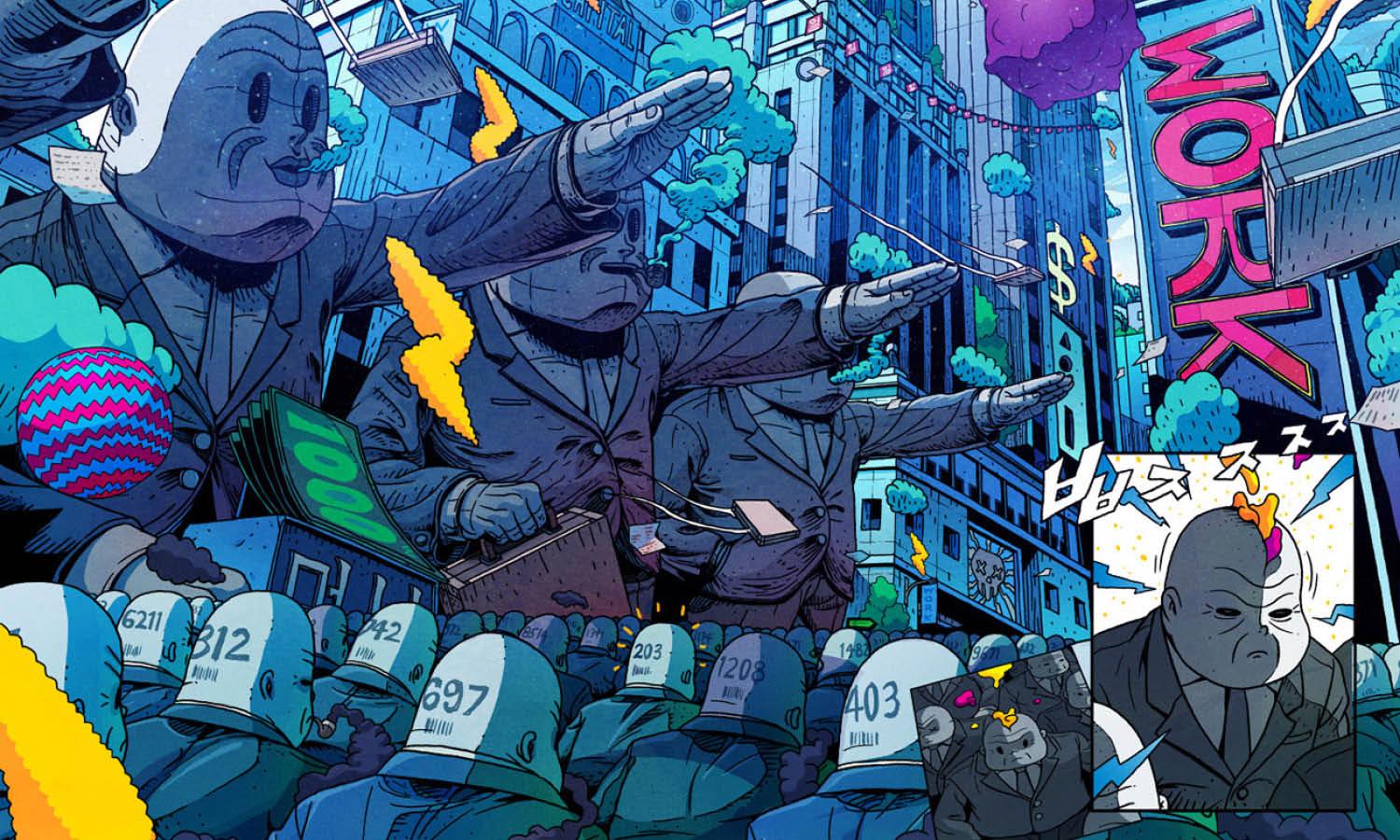 30 Empowering World Labor Day Artworks illustrations - Kreafolk