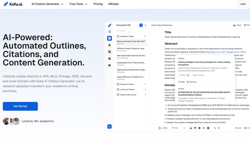 An Analysis of Koke AI for Scholarly Citation Management