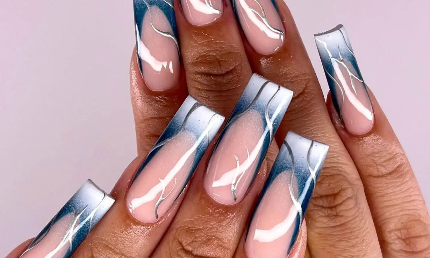 30 Best Blue & Silver Nail Design Ideas You Should Check