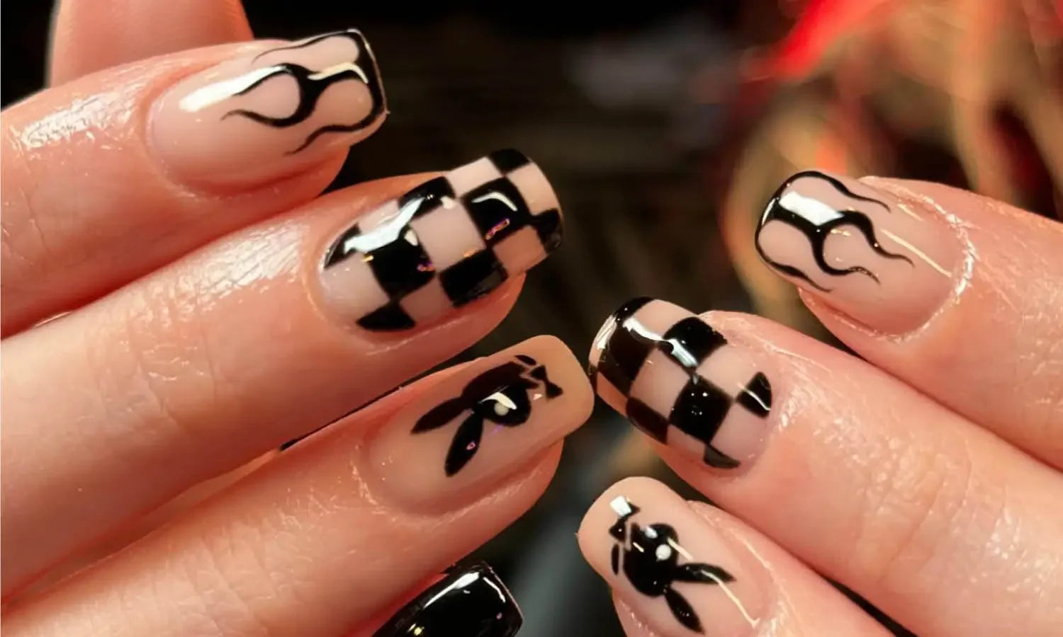 30 Best Checkers Nail Design Ideas You Should Check