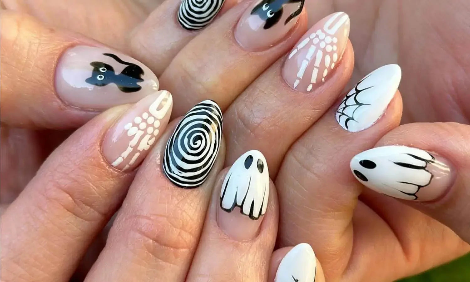 30 Best Ghost Nail Design Ideas You Should Check