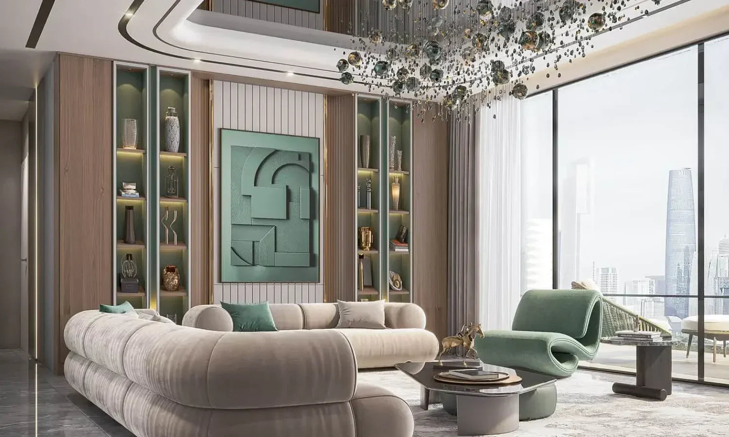 A closer look at Urban Luxury Apartment Design Inspiration Board