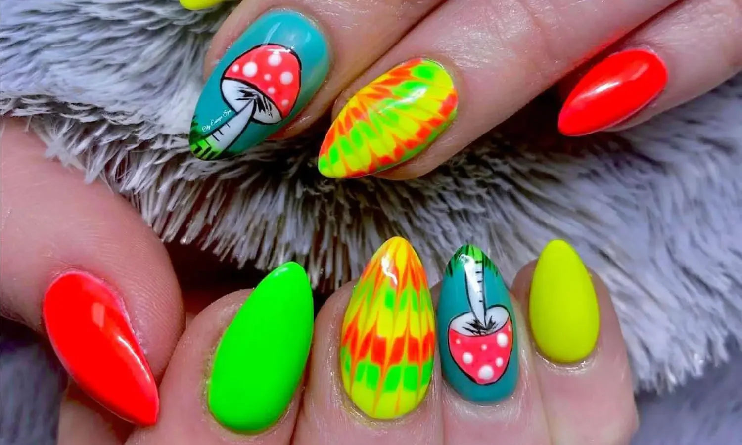 30 Best Neon Nail Design Ideas You Should Check