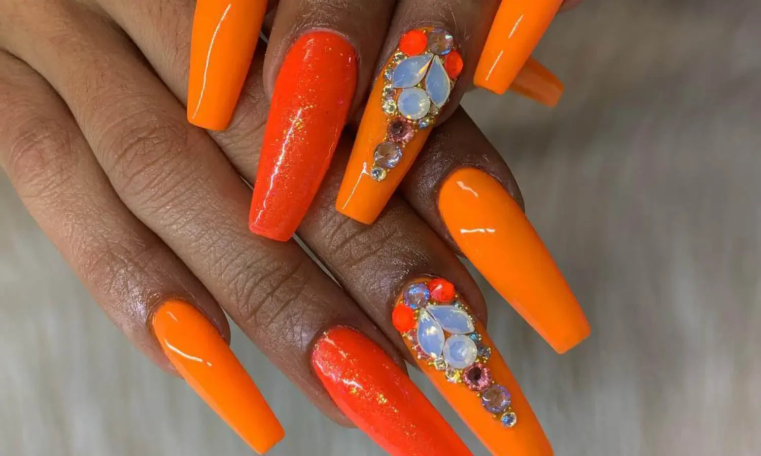 30 Best Orange Nail Design Ideas You Should Check