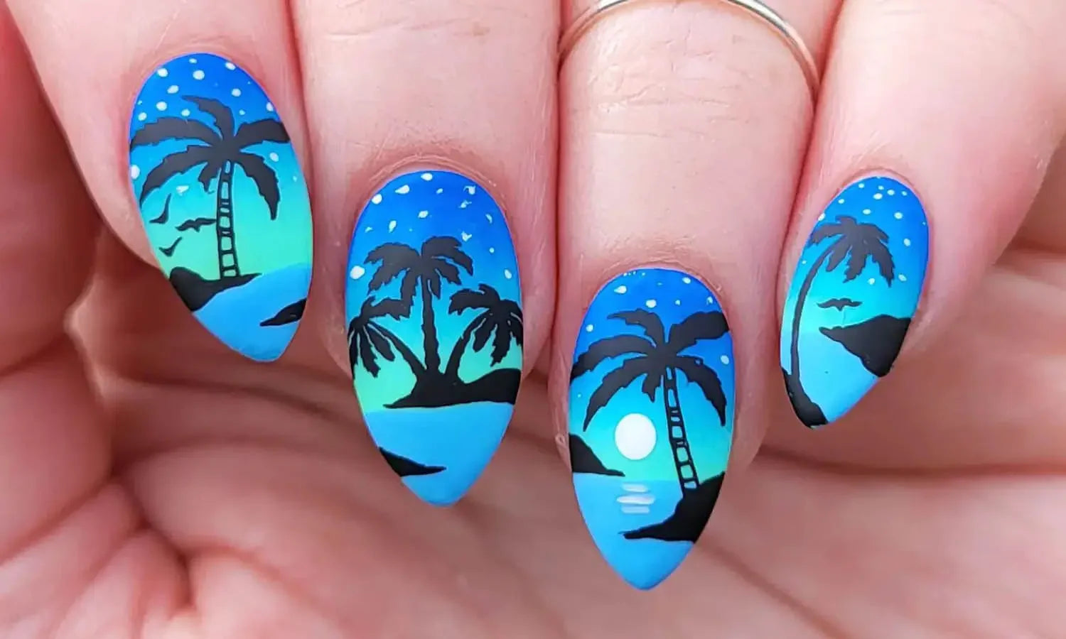 30 Best Palm Tree Nail Design Ideas You Should Check