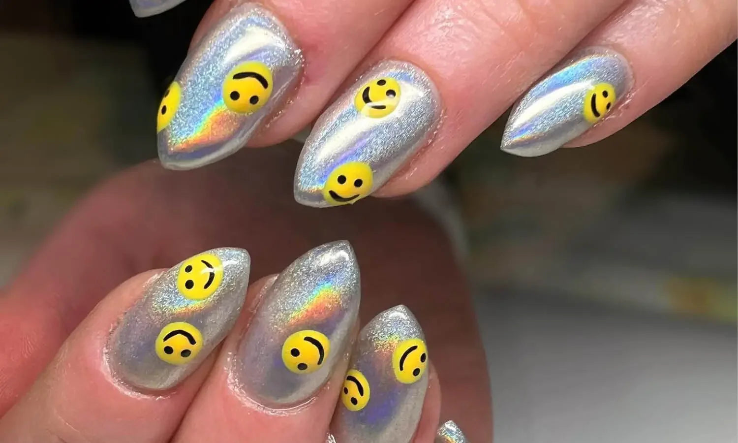 30 Best Smiley Face Nail Design Ideas You Should Check