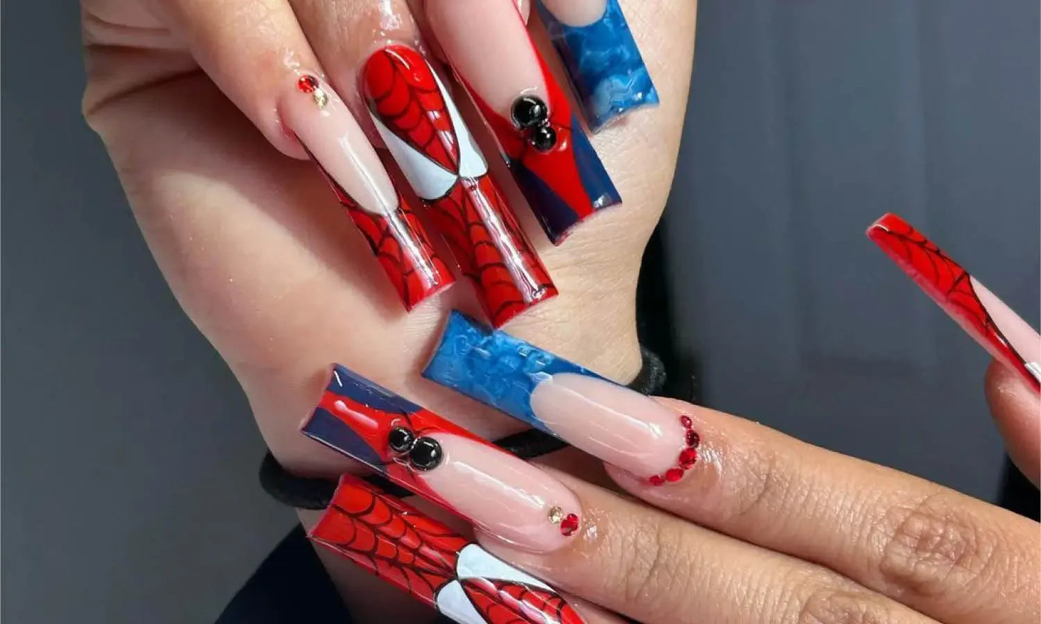 30 Best Spiderman Nail Design Ideas You Should Check