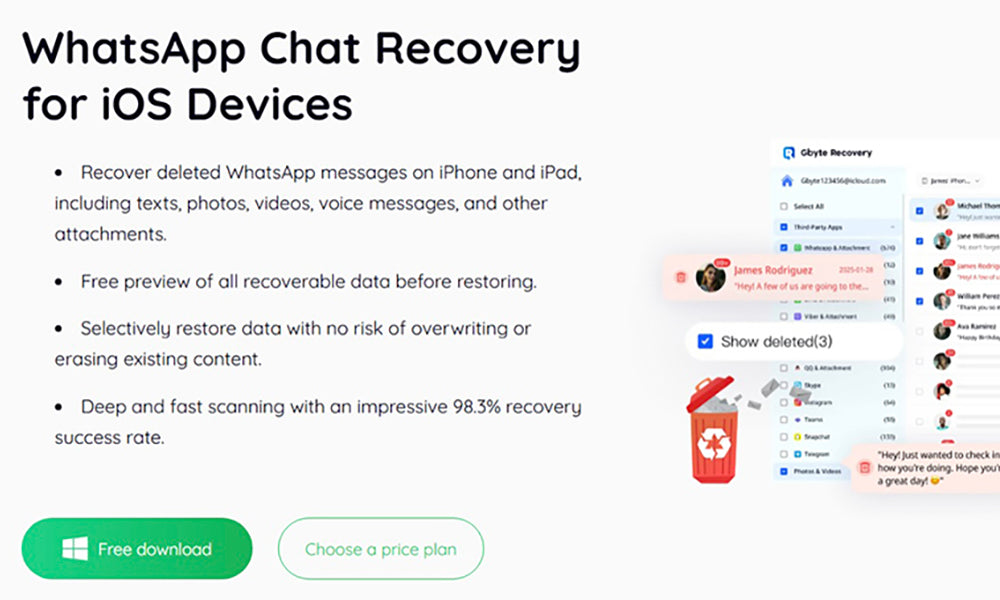 8 Best Apps to Recover Deleted WhatsApp Business Chats in 2025