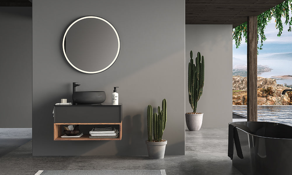 How to Style Your Bathroom Around a Concrete Basin