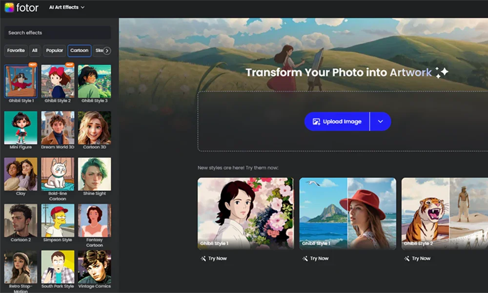 Step-by-Step Guide: Using Ghibli AI Generator in Fotor
