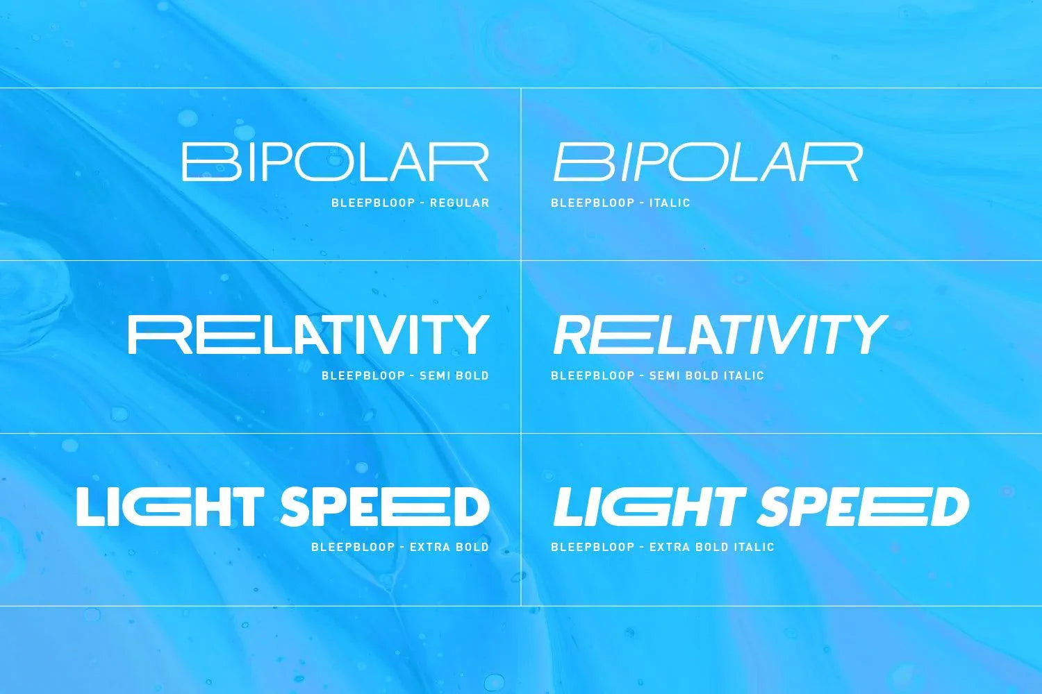 Bleep Bloop Typeface - Kreafolk