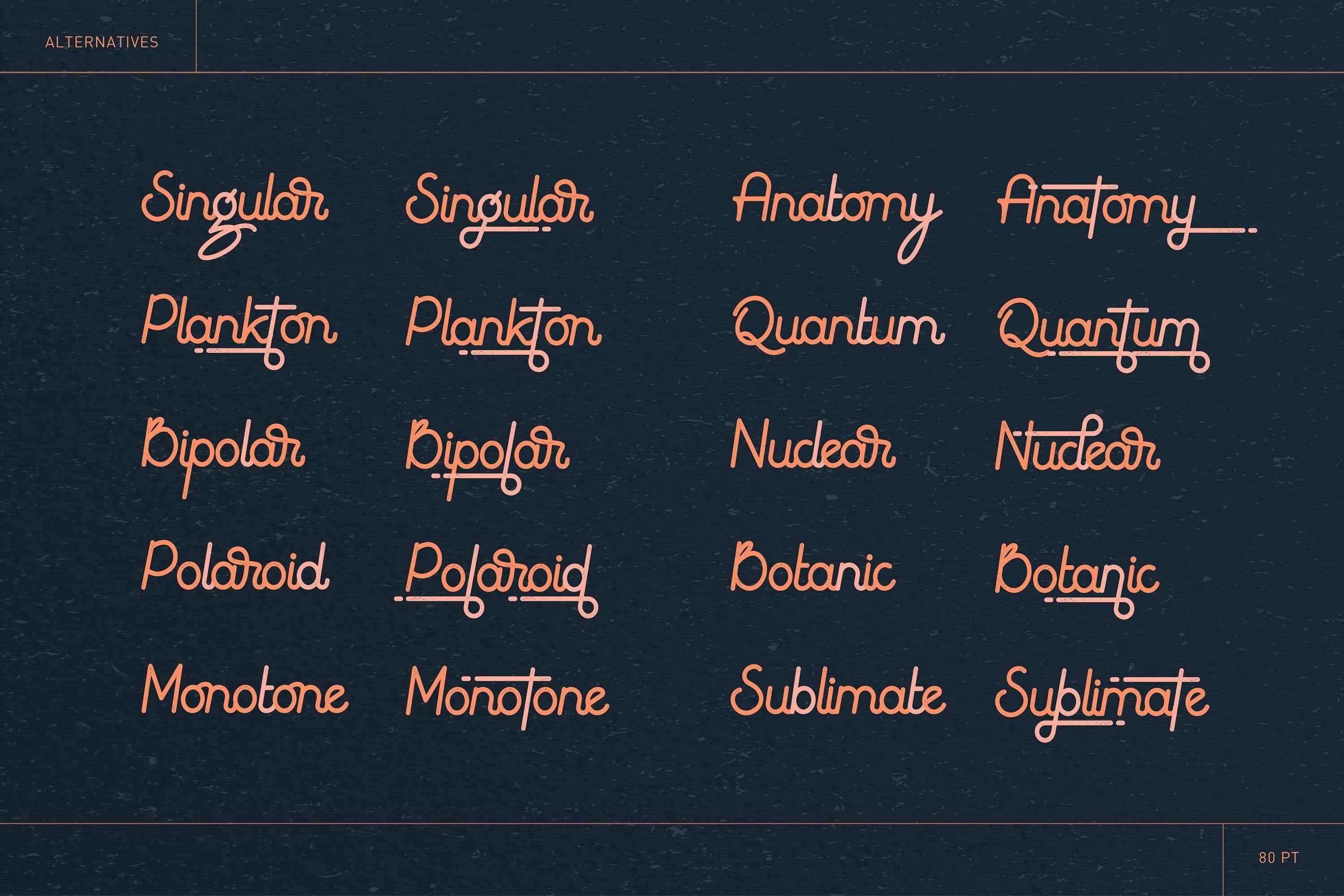 Hypologic - Modern Monoline Script Font - Kreafolk