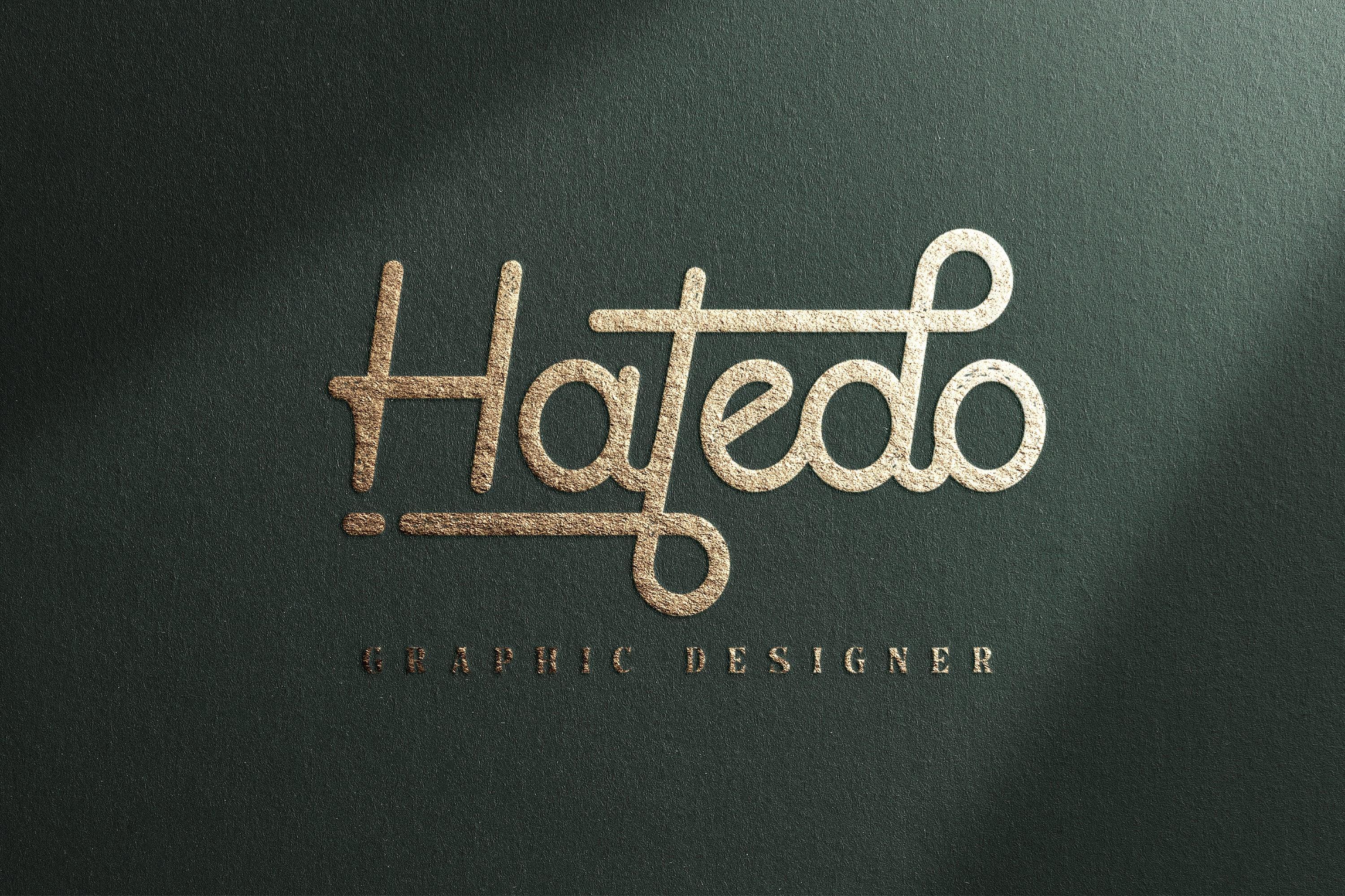 Hypologic - Modern Monoline Script Font - Kreafolk
