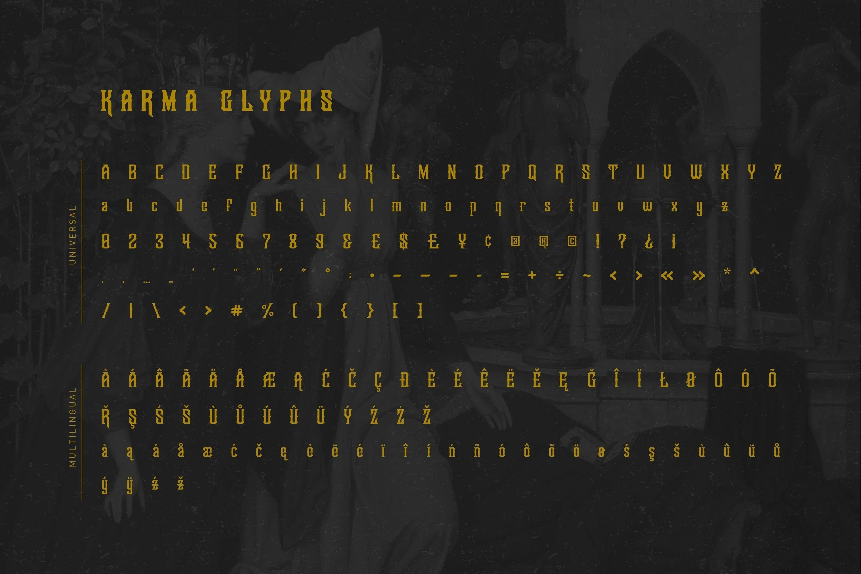 Karma - Vintage Serif Font - Kreafolk