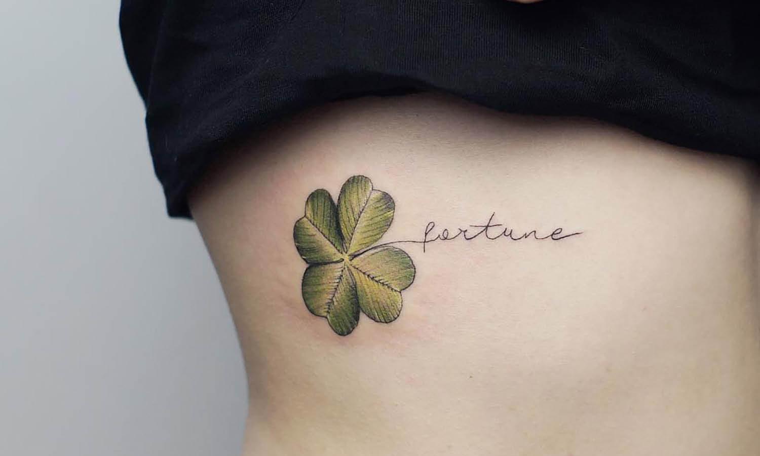 30 Best 4 Clover Tattoo Ideas You Should Check - Kreafolk