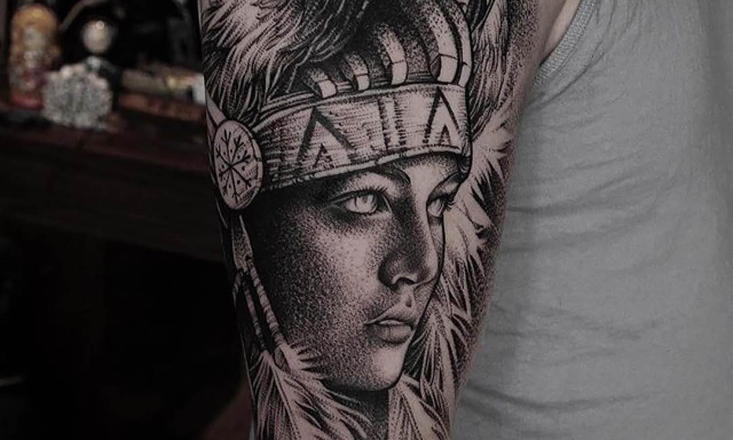 30 Best American Indian Tattoo Ideas You Should Check - Kreafolk