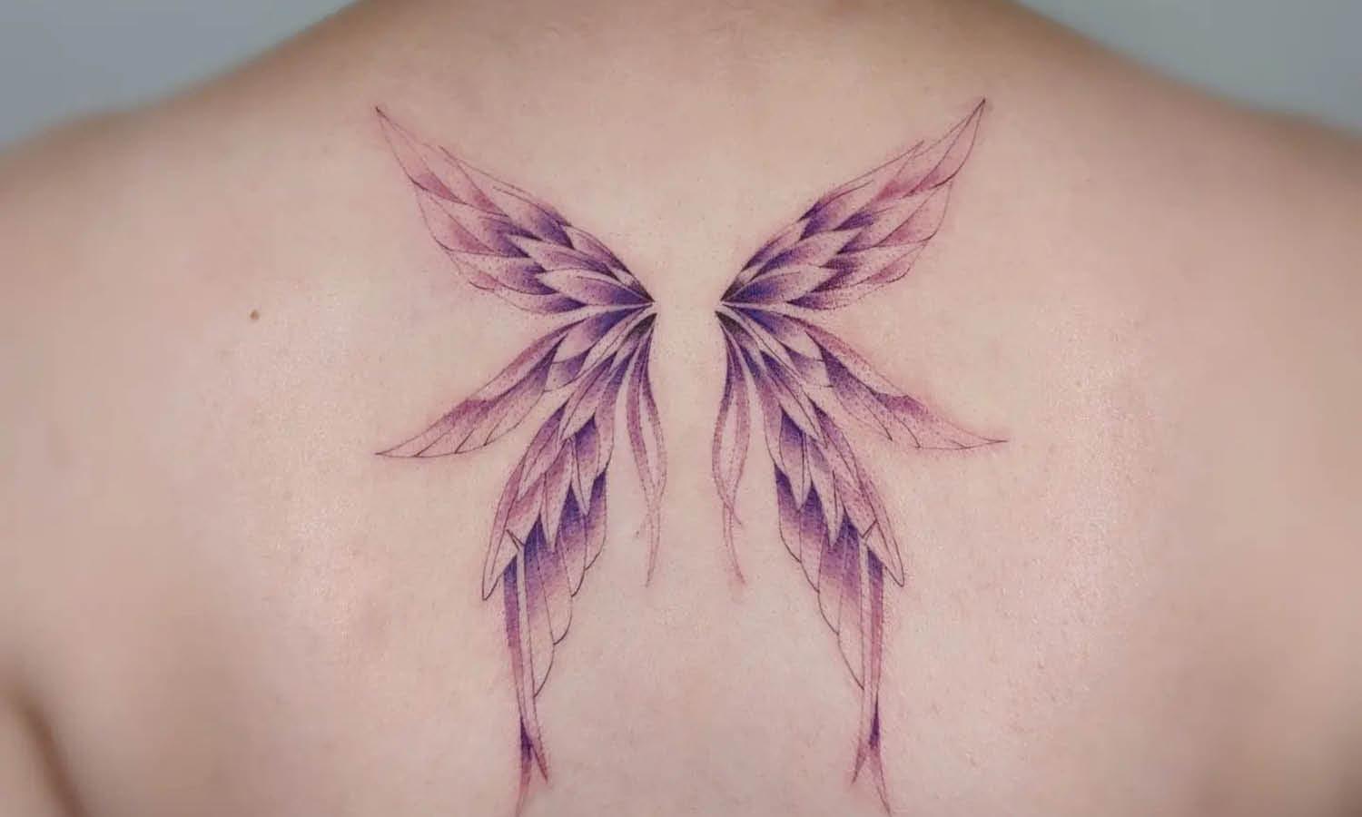 30 Best Angle Wing Tattoo Ideas You Should Check - Kreafolk