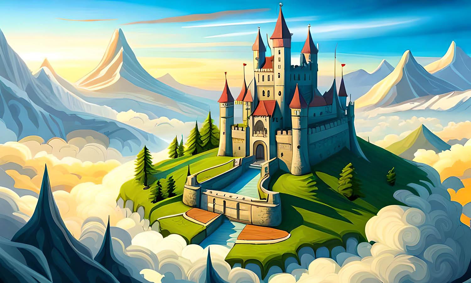 30 Best Castle Illustration Ideas You Should Check - Kreafolk
