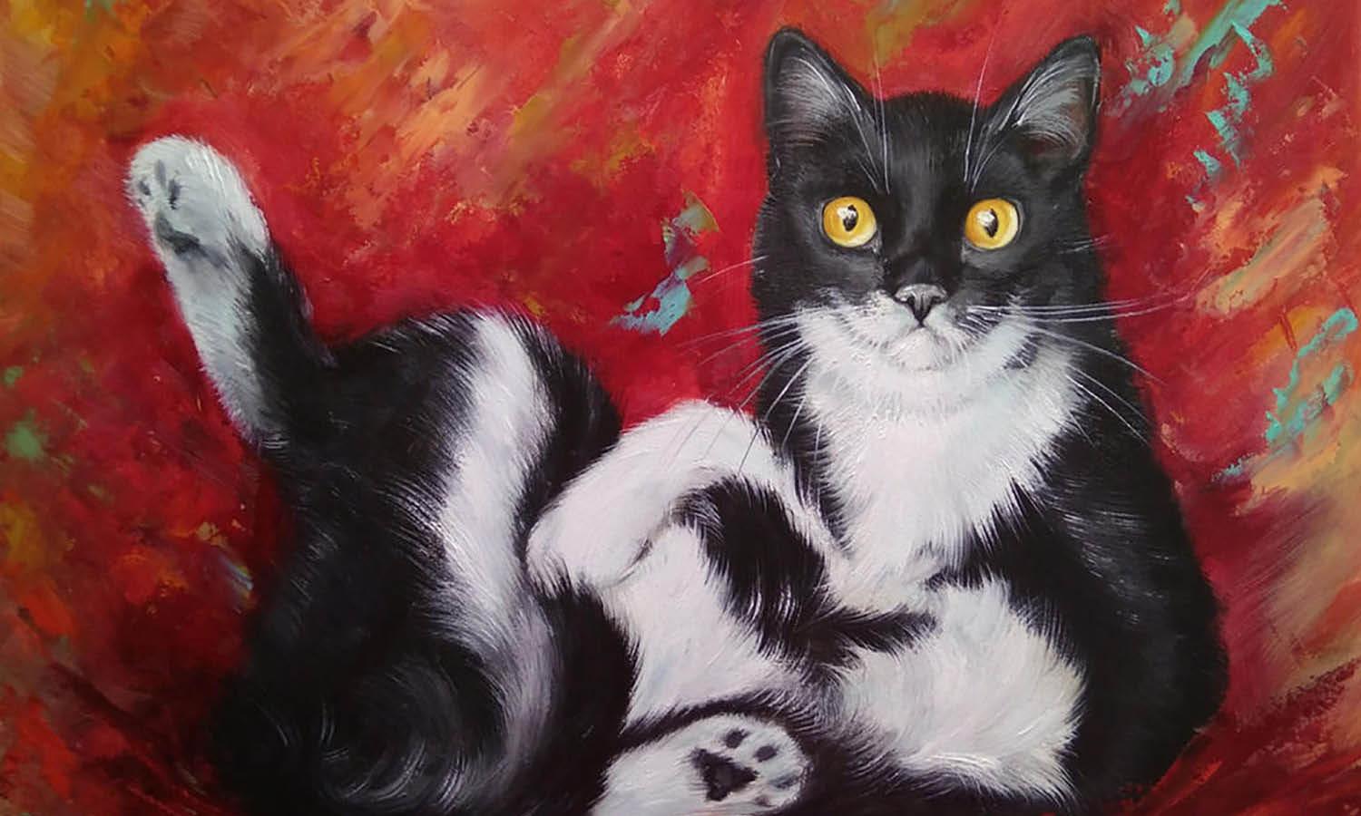 30 Best Cat Painting Ideas You Should Check - Kreafolk