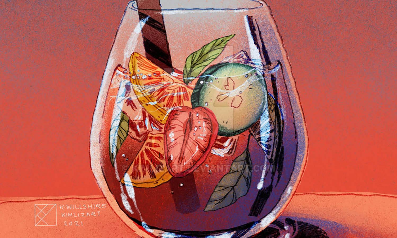 30 Best Cocktail Illustration Ideas You Should Check - Kreafolk