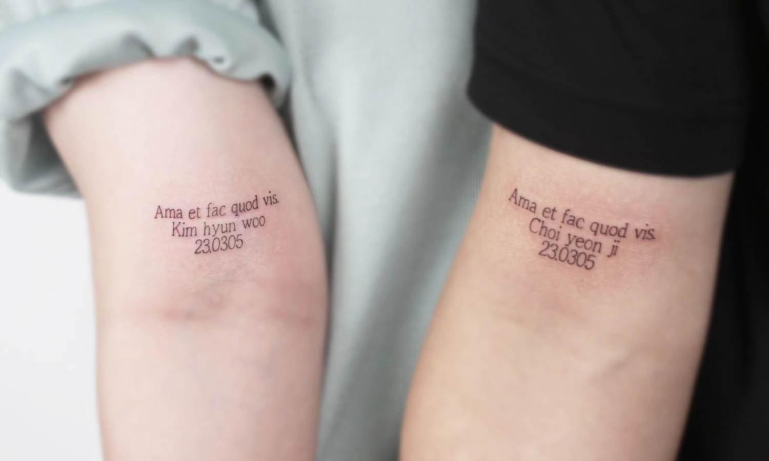 30 Best Couple Tattoo Ideas You Should Check - Kreafolk