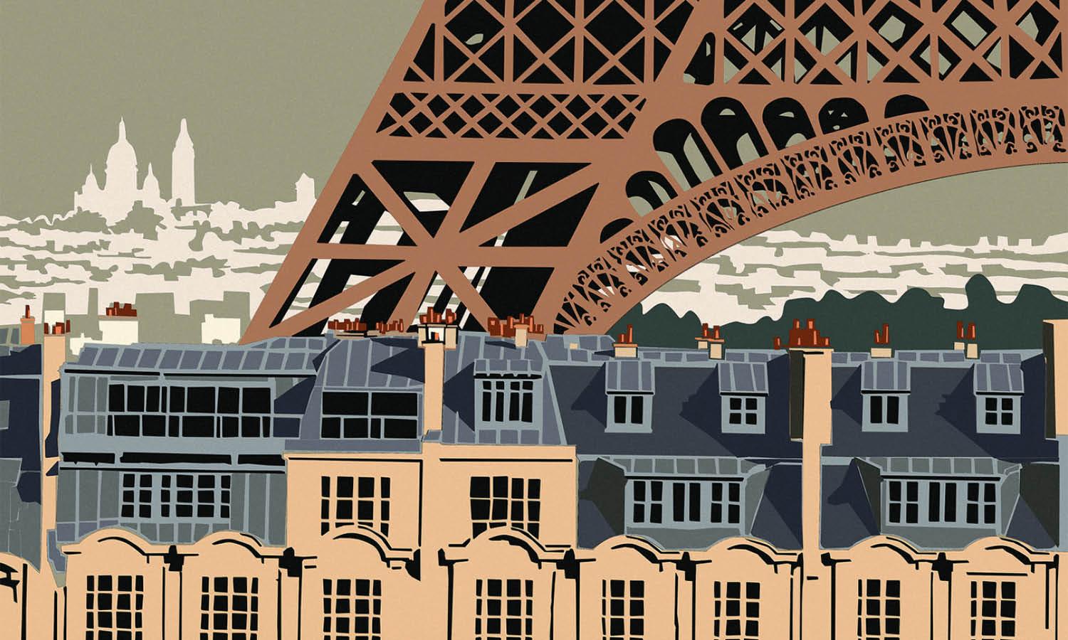 30 Best Eiffel Illustration Ideas You Should Check - Kreafolk