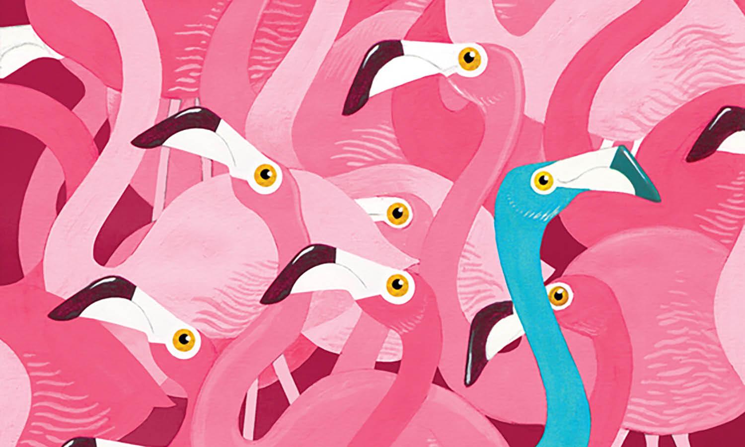 30 Best Flamingo Illustrations Ideas You Should Check - Kreafolk