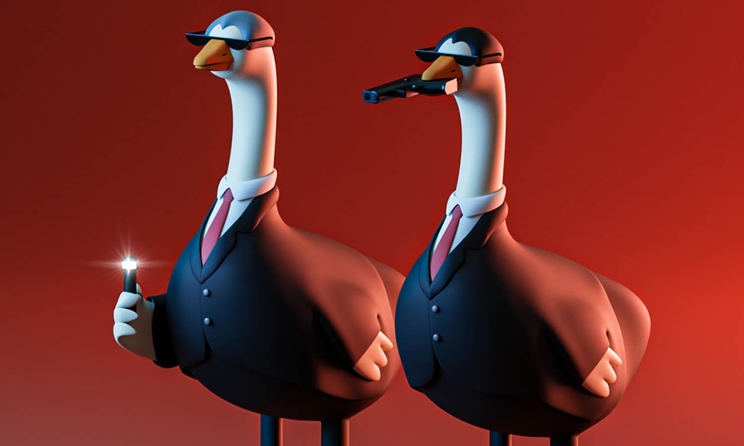 30 Best Goose Illustration Ideas You Should Check - Kreafolk