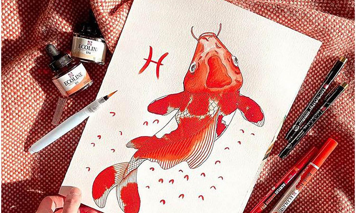 30 Best Koi Fish Illustration Ideas You Should Check - Kreafolk