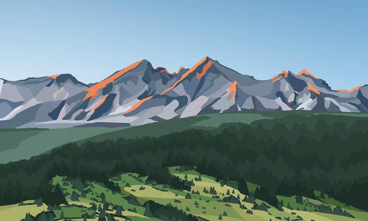 30 Best Mountain Illustration Ideas You Should Check - Kreafolk