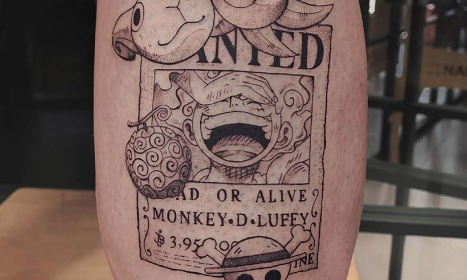 30 Best One Piece Tattoo Ideas You Should Check - Kreafolk