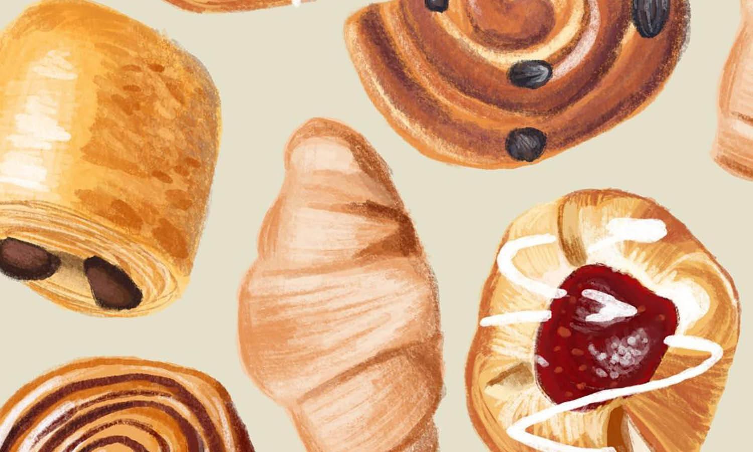 30 Best Pastry Illustration Ideas You Should Check - Kreafolk