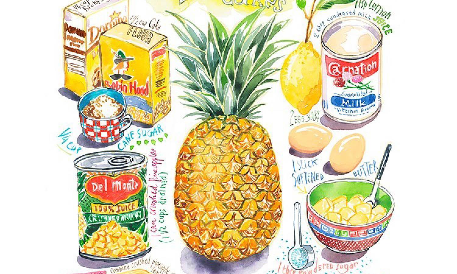 30 Best Pineapple Illustration Design Ideas You Should Check - Kreafolk