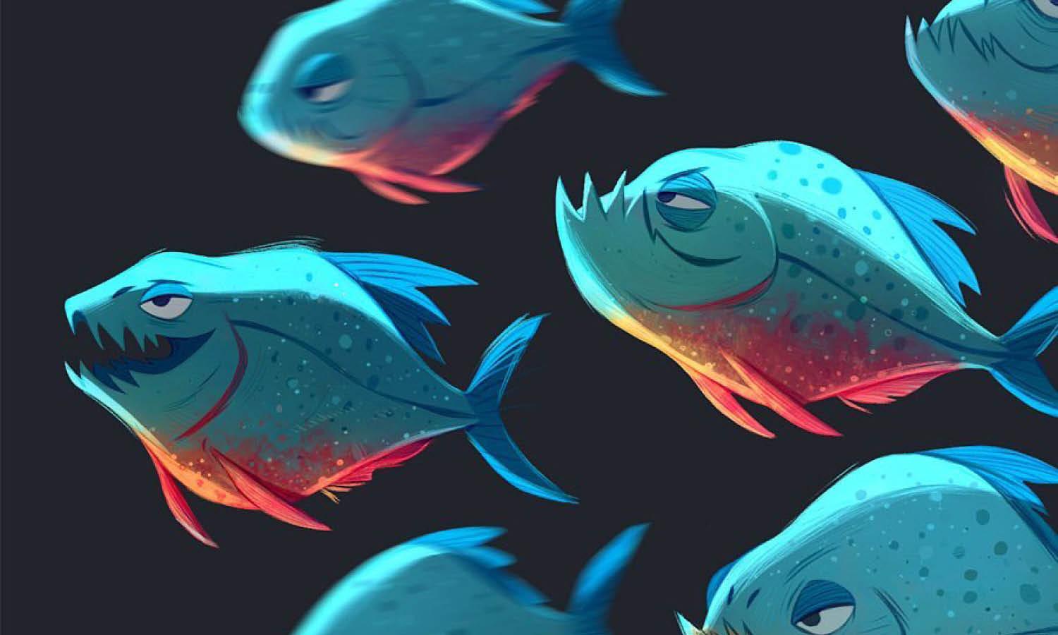 30 Best Piranha Illustration Design Ideas You Should Check - Kreafolk