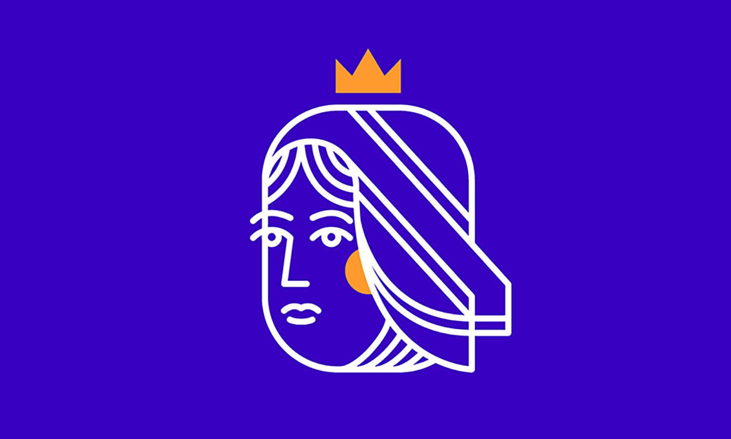 30 Best Queen Logo Design Ideas You Should Check - Kreafolk