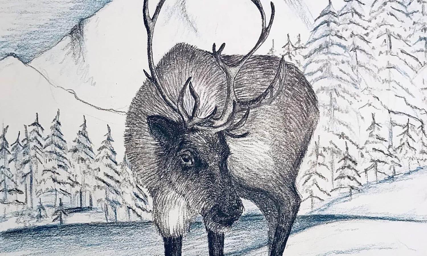 30 Best Reindeer Illustration Ideas You Should Check - Kreafolk