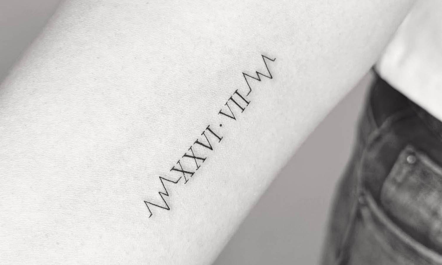 30 Best Roman Numerals Tattoo Ideas You Should Check - Kreafolk