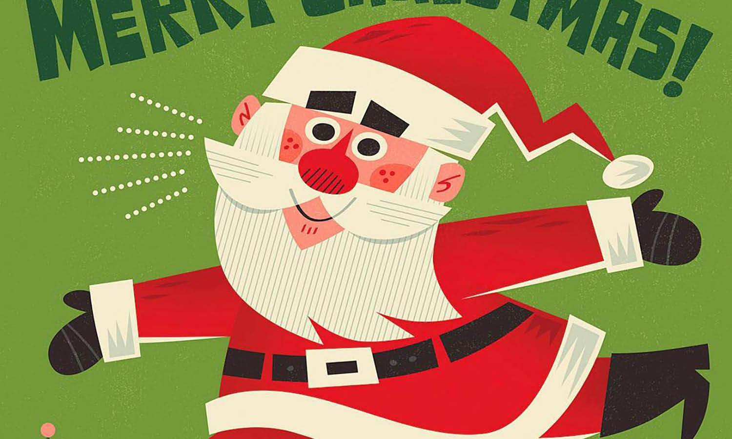 30 Best Santa Claus Illustration Ideas You Should Check - Kreafolk