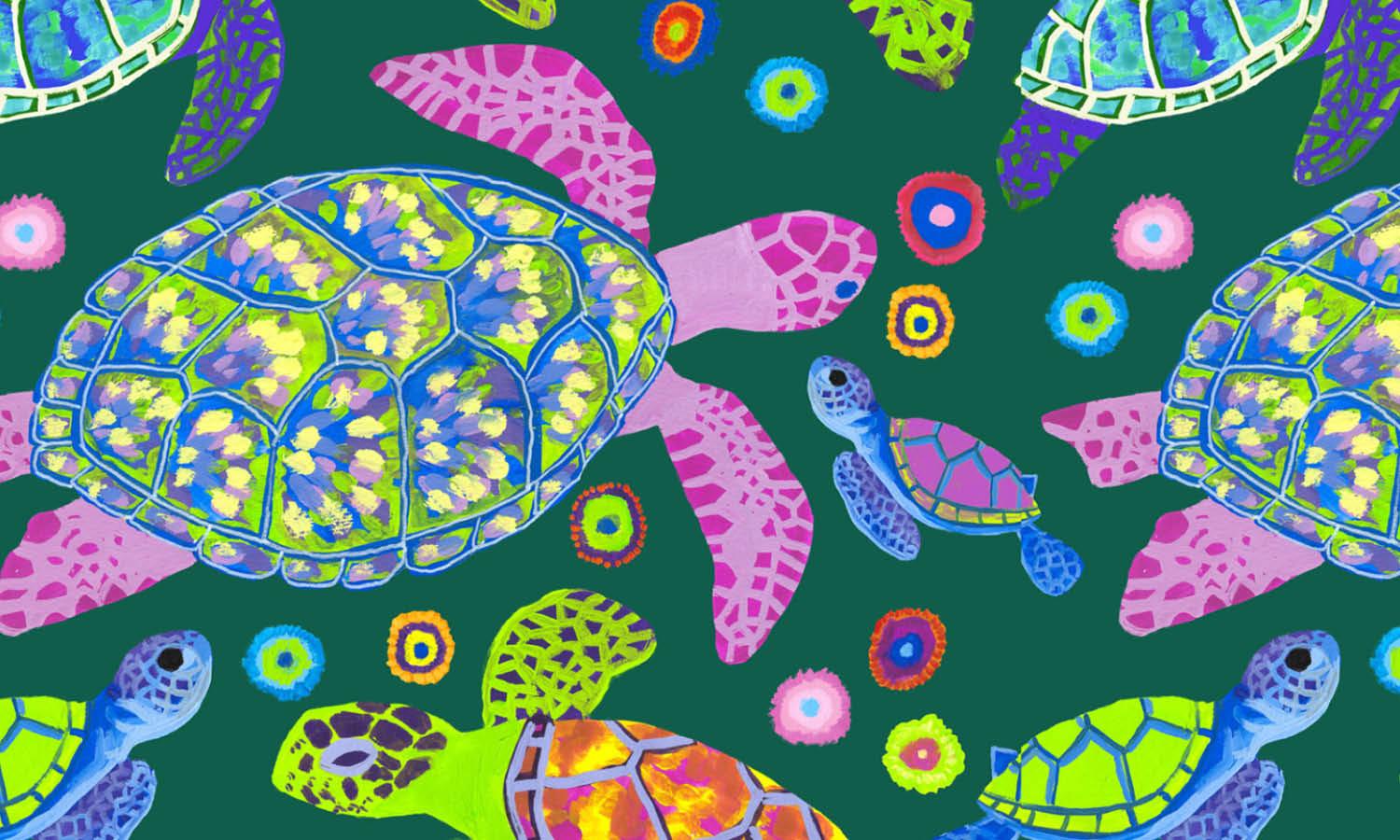 30 Best Sea Turtle Illustration Ideas You Should Check - Kreafolk