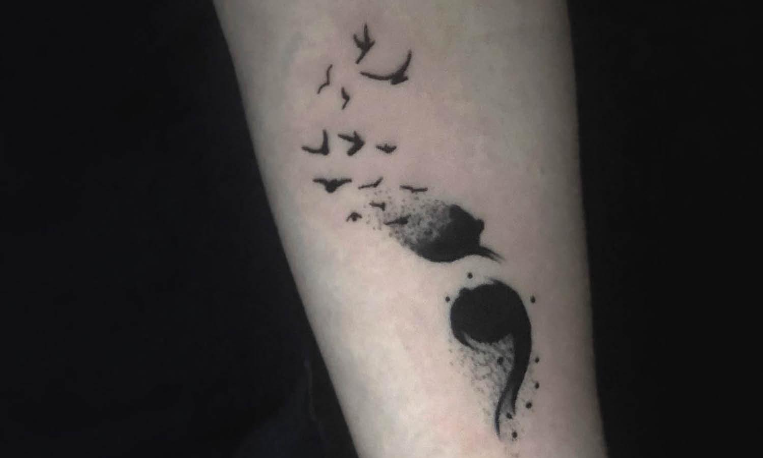 30 Best Semicolon Tattoo Ideas You Should Check - Kreafolk