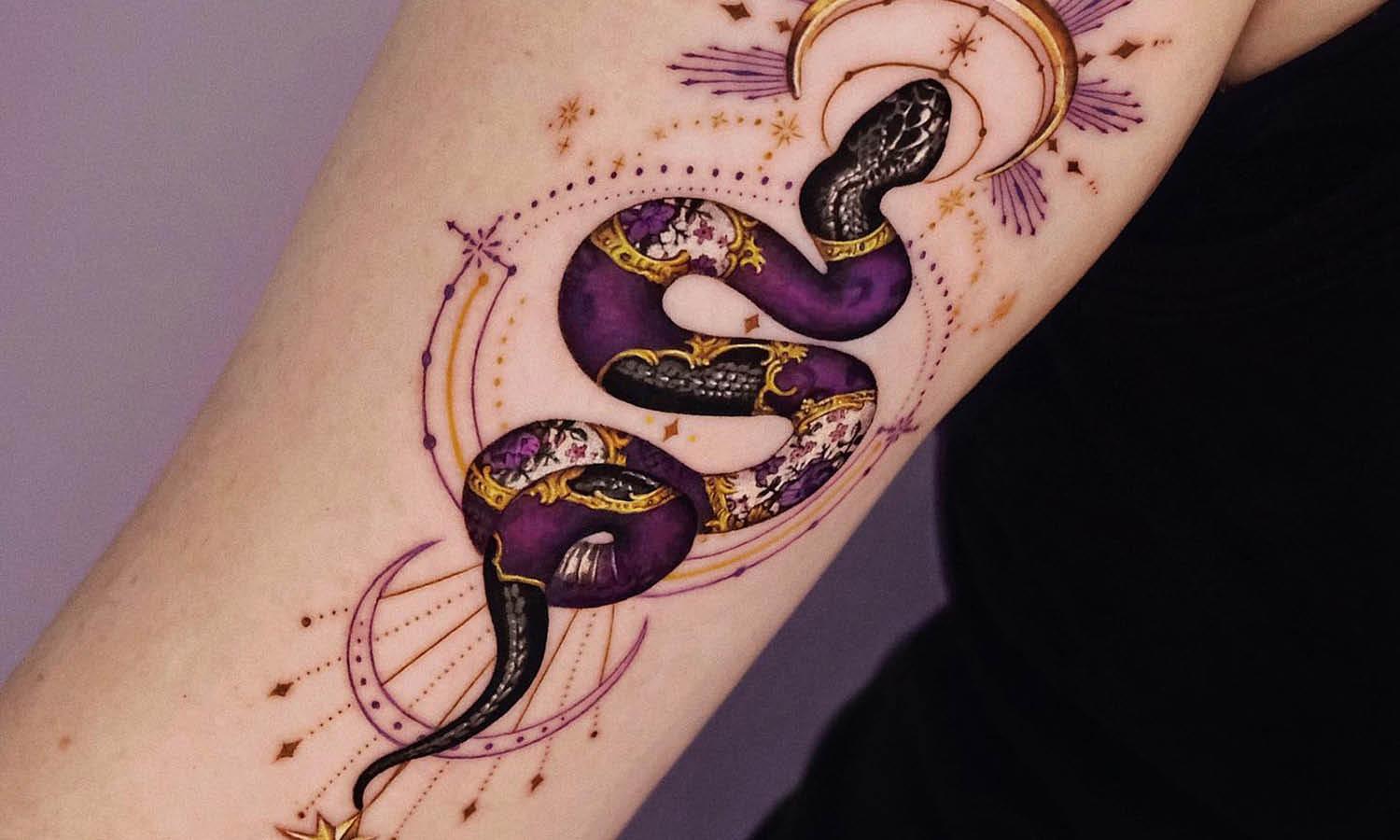 30 Best Snake Tattoo Ideas You Should Check - Kreafolk