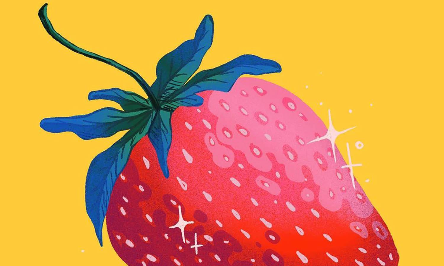 30 Best Strawberry Illustration Ideas You Should Check - Kreafolk