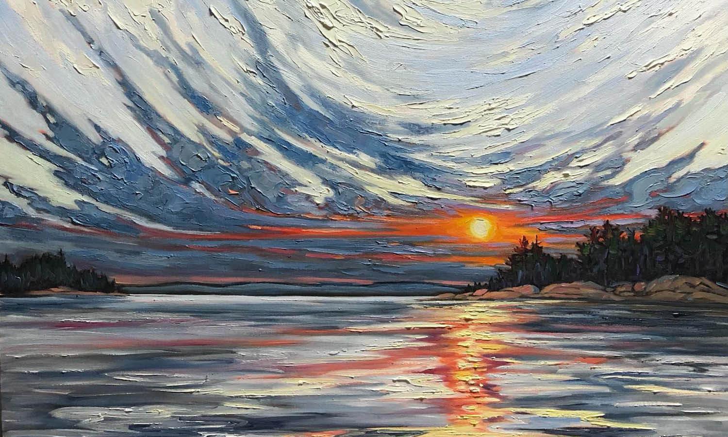 30 Best Sunset Painting Ideas You Should Check - Kreafolk